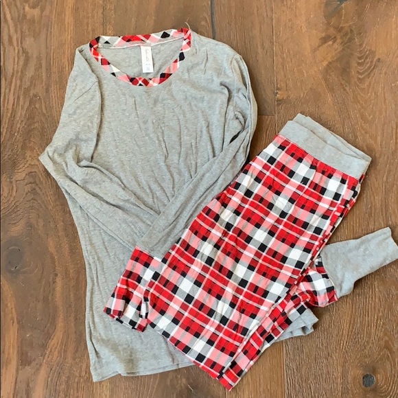 Splendid Other - Splendid Ribbed Plaid PJ set